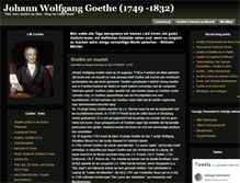 Tablet Screenshot of jwgoethe.org